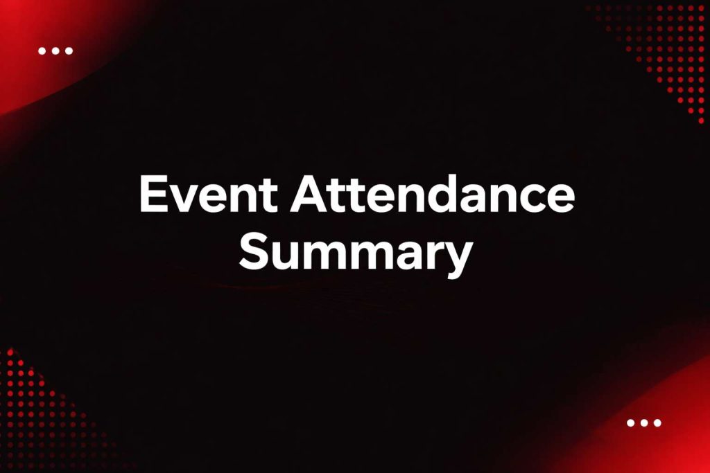 Event Attendance